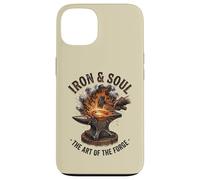 Iron And Soul Blacksmith Forge Anvil Hammer Artwork Case for iPhone 13