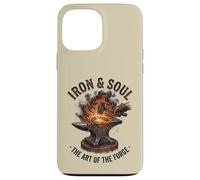 Iron And Soul Blacksmith Forge Anvil Hammer Artwork Case for iPhone 13 Pro Max
