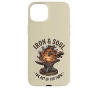 Iron And Soul Blacksmith Forge Anvil Hammer Artwork Case for iPhone 15 Plus
