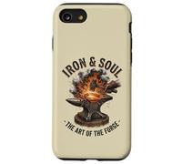 Iron And Soul Blacksmith Forge Anvil Hammer Artwork Case for iPhone SE (2020) / 7/8