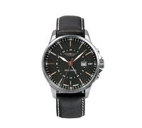 Iron Annie 5842-5 Corrugated Dual-Time Quartz Men's Watch 42mm