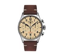 Iron Annie Men's Watch with Leather Strap Series Cockpit Automatic Chronograph Sapphire Glass 5122-5