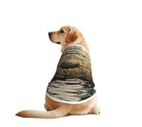 Iron arc gate Pattern Dog Shirt Vest Dog Clothes- Breathable Cooling for Big Dogs, Sun Protection Comfort Wear for Golden Retriever, Husky, Alaska Outdoor Activities X-Large