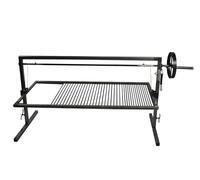 Iron Argentinian Style Santa Maria Grill- Size : 100 x 50 cm (40 x 20 in) (Santa Maria Grill Argentinian Style + Iron griddle + brazier)
