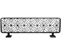 Iron Art Decorative Partition Fence for Dining Areas Restaurant Desk Divider Stylish 30cm Low Barrier (80cm) for Office Spaces and Modern Interiors