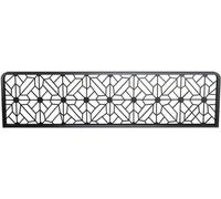 Iron Art Decorative Partition Fence for Restaurant & Office 30cm Low Desk Divider Stylish Iron Screen for Space Separation Modern Office Privacy Solution (110cm)
