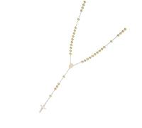 Iron Bead Crosses Necklace for Men and Women Collarbone Chain Perfect for Baptism Prayer and Everyday Wear Baptism