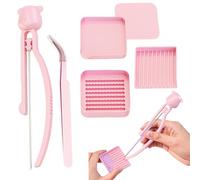 Iron Bead Sorting Tray Set - Complete Kit with Precision Tweezers, Picking Pen, and Sorting Tray | Portable Case for 2.6mm Fuse Beads | for Kids, Teens, and Adults | Creative DIY Craft Projects