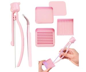 Iron Bead Sorting Tray Set - Complete Kit with Precision Tweezers, Picking Pen, and Sorting Tray | Portable Case for 2.6mm Fuse Beads | for Kids, Teens, and Adults | Creative DIY Craft Projects