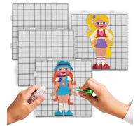 Iron Beads Pegboards | Reusable Heat-Resistant - 2.6mm Fuse Beads Picking Tray,for Art Projects Adults Teens Home School Classroom Travel