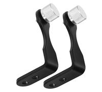 Iron Binocular Stability Adapter Secure Telescope Mount 2pcs | Black Finish, Unique Shaped L Bracket Design, Double Telescope and Telescope Use, Sl ashionable Style