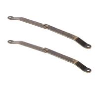 Iron Box Lid Support Hinge Replacement Hardware for Craft and Present Boxes | Antique Finish, Corner Bracket Support, Enhanced Stability, Minimalist Vintage Styling for Woodworking Repairs and Handmade