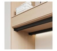 Iron Bracket Countertop Support, Extra Long Shelf Holder for Wooden Partition, 8 Pcs, 40 Inch Support Rod for Home or Office Shelving