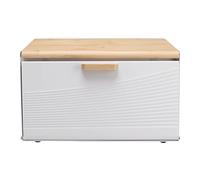 Iron Bread Box - Durable Food Storage Container, Large Capacity Keeps Bread Fresh, Stylish Kitchen Accessory for Bakers & Families, One - Piece Design, Black