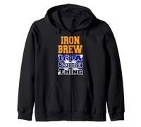 Iron Brew A Scottish Thing Scotland Soda Can Zip Hoodie