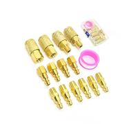 Iron Bronze Veneered 1 / 4NPT Female Couplers with Tape and Polystyrene Box Encompassed for Defended Air Compressor Associations Iron Bronze Veneered Pipe Fittings