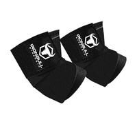 Iron Bull Strength Elbow Wraps (1 Pair) - 40" Elastic Elbow Support & Compression - For Weightlifting, Powerlifting, Fitness, Cross Training & Gym Workout - Elbow Straps for Weight Lifting (Black)