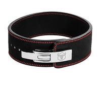 Iron Bull Strength Powerlifting Lever Belt - 13 mm Power Weight Belt - 4 Inch Wide - Heavy Duty for Extreme Weight Lifting (Black, Large)