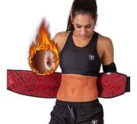 Iron Bull Strength Shred Belt V2 - Thermogenic Waist Trimmer for Men and Women - Premium Fat Burning Belt with Weight Loss Technology - Ab Toning Belt - Belly Fat Slimming Brace - Fat Burn Tummy Wrap