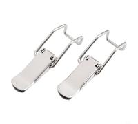 Iron Cabinet Box Hasp Lock Spring Latch with Firm Connection for Cabinets (115B)