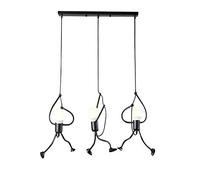 Iron Cartoon Hanging Lamp, Modern Creative Little People Pendant Lights Fixtures,Adjustable Hanging Lights for Boy Girl Children's Room Bedroom Bar great gift