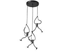 Iron Cartoon Hanging Lamp, Modern Creative Little People Pendant Lights Fixtures,Adjustable Hanging Lights for Boy Girl Children's Room Bedroom Bar great gift