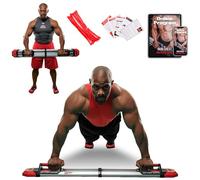 Iron Chest Master Pro Push Up Machine - The Perfect Chest Workout Equipment for Home Workouts - Exercise Equipment Includes Resistance Bands and Unique Fitness Program for Men and Women