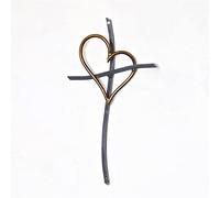 Iron Chinchilla Patrick Neuwirth Promise Wall Cross - Crafted From Freeform Steel - Copper