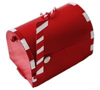 Iron Christmas Ornament Santa Mailbox 6.5cm Minimalist Openable Design | Made from iron with openable design Includes festive present box Clean lines suit Christmas decor
