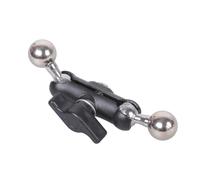 Iron Clamp With Double Ball Head Clamp 17mm To 17mm For Phone Video Mount Camera Monitor LED Light Car Microphone Video Light Bracket