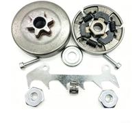 Iron Clutch And Passive Disc For Ms170 Ms180 Chainsaws High Efficiency Power Transmission Simple Replacement Process Long Lasting Performance Silver(A)