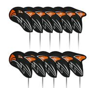 Iron Covers for Golf Clubs - Golfs Hybrid Headcover Set with Thick Pu Material and Easy ID Labels | Soft Club Head Covers Drivers, Irons, and Woods, Scratch-Resistant Protection for Golf Bags Carts