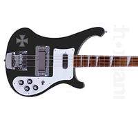 Iron Cross Bass Stickers Inlay From Guitar & Bass Guitar & Bass Stickers (Silver)