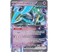 Iron Crown ex 081/162 Double Rare Pokemon Card | Temporal Forces Set | Scarlet & Violet Series | Titan Authenticated
