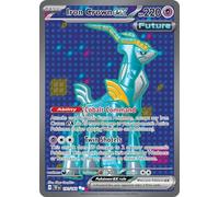 Iron Crown ex 191/162 Ultra Rare Pokemon Card (SV Temporal Forces) + 1x TitanCards® Toploader