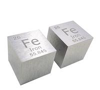 Iron Density Cube, 25mm 99.99% for Density Investigation & Specific Gravity Element Collection Lab Periodic Table Cube