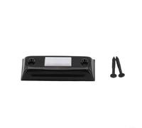 Iron Doorbell Button with LED Light for Night Visibility, Wired Wall Mount Push Switch for Home Entrance and Garden Gate, Finish