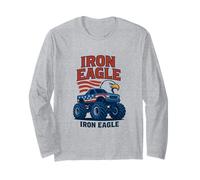 Iron Eagle Monster Truck Design Long Sleeve T-Shirt