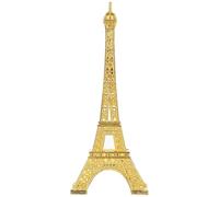 Iron Eiffel Tower Model, 5.11 Inch Metal Landmark Decoration for Bar, Home Window, and Desktop Display