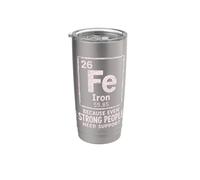 Iron Element Strong Support Chalk Stainless Steel Insulated Tumbler
