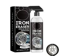 Iron Eraser, Iron Eraser Rust Remover Spray, Irons Powder Remover Spray, Irons Erasers Iro-n and Rust Remover, Fast Acting Rust and Brake Dust Removers for Wheels, Tools & Hardware, 120ml (A-1PC)