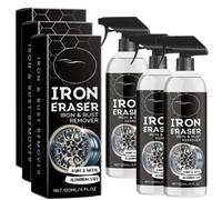Iron Eraser Rust Remover Spray,Iron EraserIron and Rust Remover for Car Wheels and Paint,Fast Acting RustandBrake DustRemover,Professional Automotive Surface Cleaning,Metal Surface Cleaning,Care