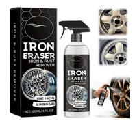 Iron Eraser Rust Remover Spray, Iron Powder Remover Spray for Car Wheels and Paint Fast Acting Rust and Brake Dust Remover,Iron Powder RemoverSpray for Metal,Professional Automotive Surface Cleaning