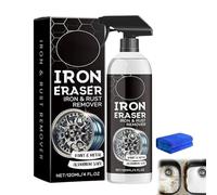 Iron Eraser Rust Remover Spray,Irons Powder Remover Spray,Iron Eraser Iron & Rust Remover Cleaner Spray,Fast Acting Rust and Brake Dust Remover for Automotive Surface,Wheels,Tools & Hardware