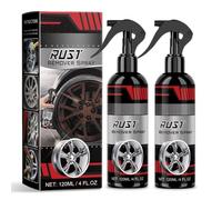 Iron Eraser Spray, Iron Eraser Rust Remover Spray, Rust Stain Remover Spray, Fast Effective Rust Remover for Metal, Car Irons Fallout Remover, Long-Term Protection, Polish Brighten (2PC)