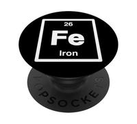 Iron: Fe - Periodic Table of Elements | Science Gifts PopSockets Adhesive PopGrip