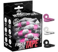 IRON FIGHTER 5X Rolls of Finger Tape Sports 0,8CM/0.3IN X 13,7M/45FT - Zinc Oxide Tape - BJJ Brazilian Jiu Jitsu - Rock Tape for Climbing - Crossfit - Judo - Volleyball - Pink Sports Tape Strapping