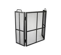 Iron Fire Screen Surround H70.5Cm W51Cm Ivyline Black One Size
