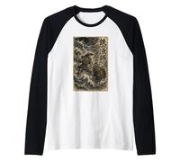 Iron Fisherman - Japanese Storm Warrior Ukiyo-e Style Raglan Baseball Tee