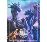 Iron Flame Ravensburger 500 Piece Jigsaw Puzzle for Adults & Teens with Dragon Artwork, Gift Box, Poster & Bookmark, Fantasy Puzzle Collectors Gift